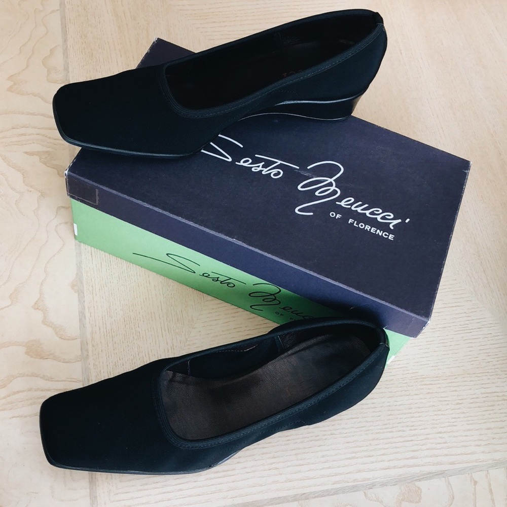 Sesto Meucci black shoes